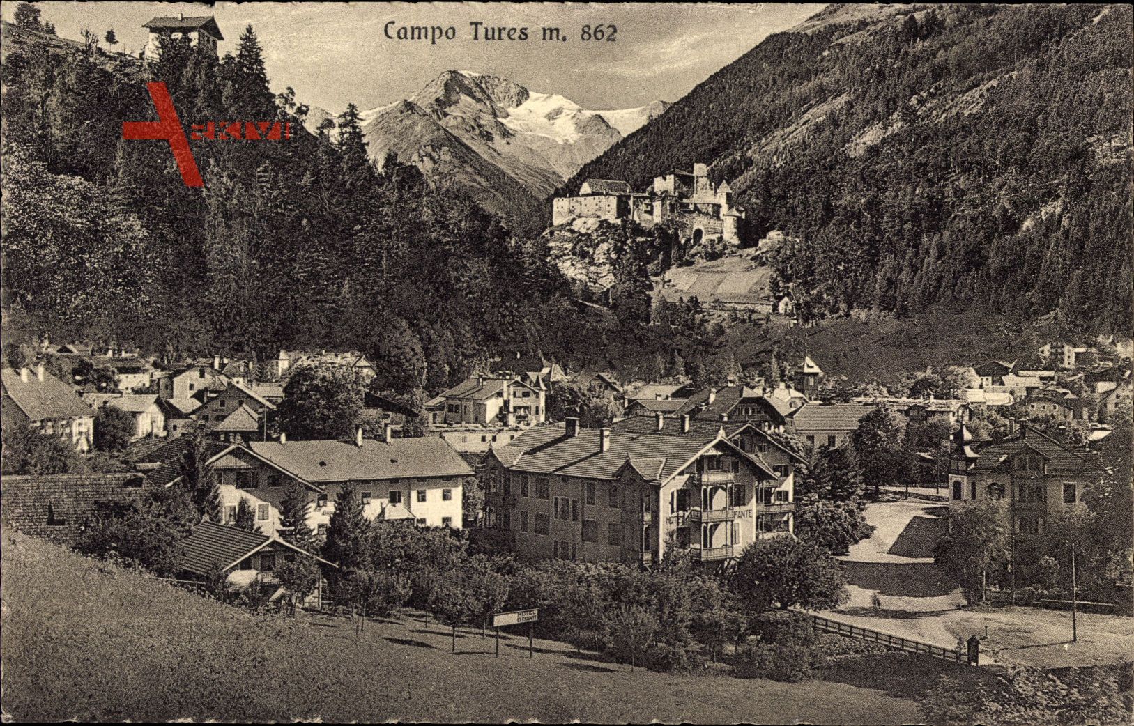 Campo Tures Südtirol Italien, Blick auf den Ort, Gebirge, Häuser