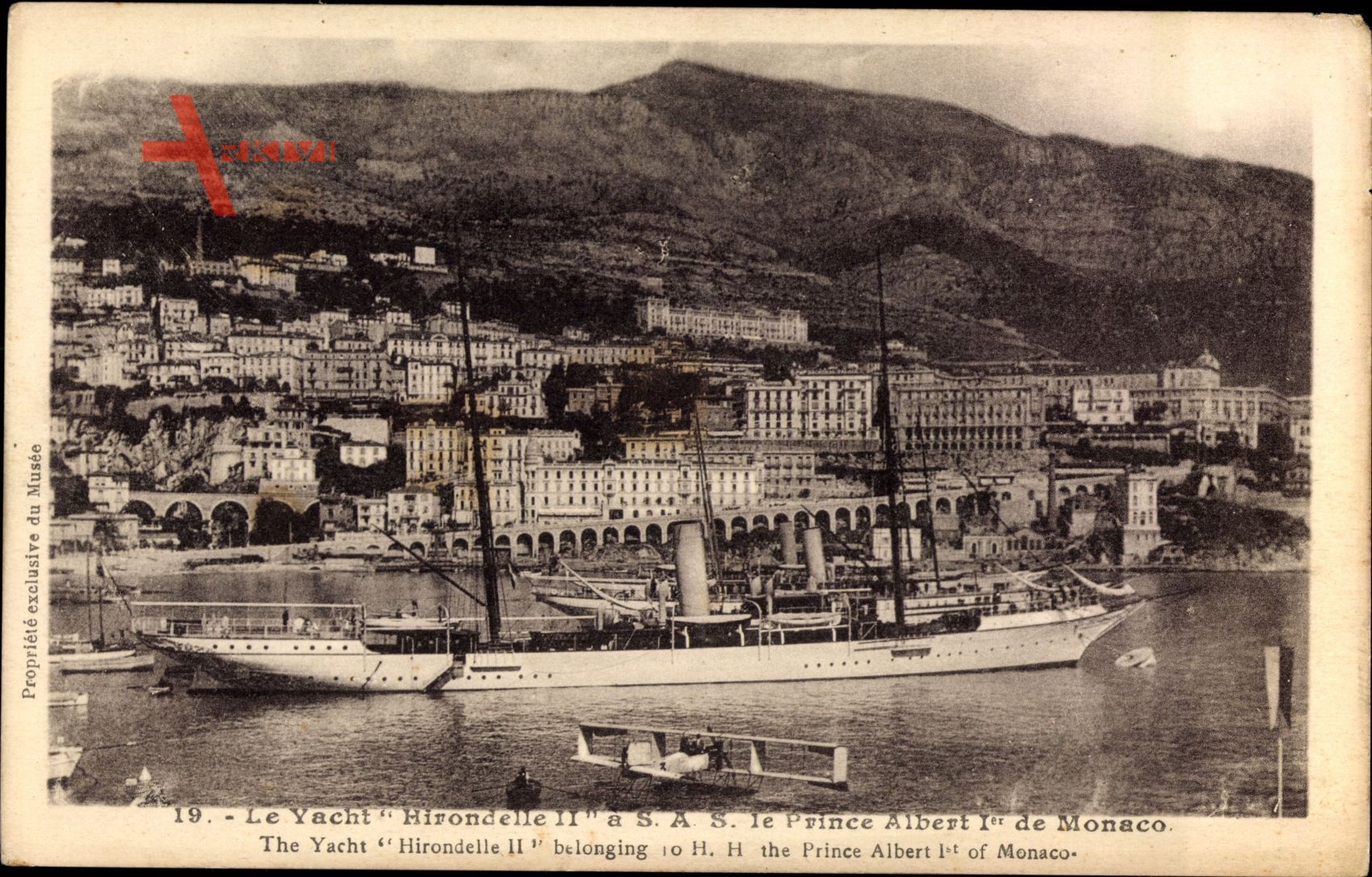 Monaco, Le Yacht Hirondelle II. a S.A.S. le Prince Albert 1er de Monaco