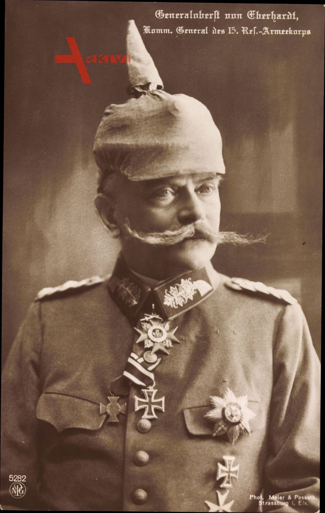 General Magnus von Eberhardt, 15. Res. Armeekorps, NPG 5282
