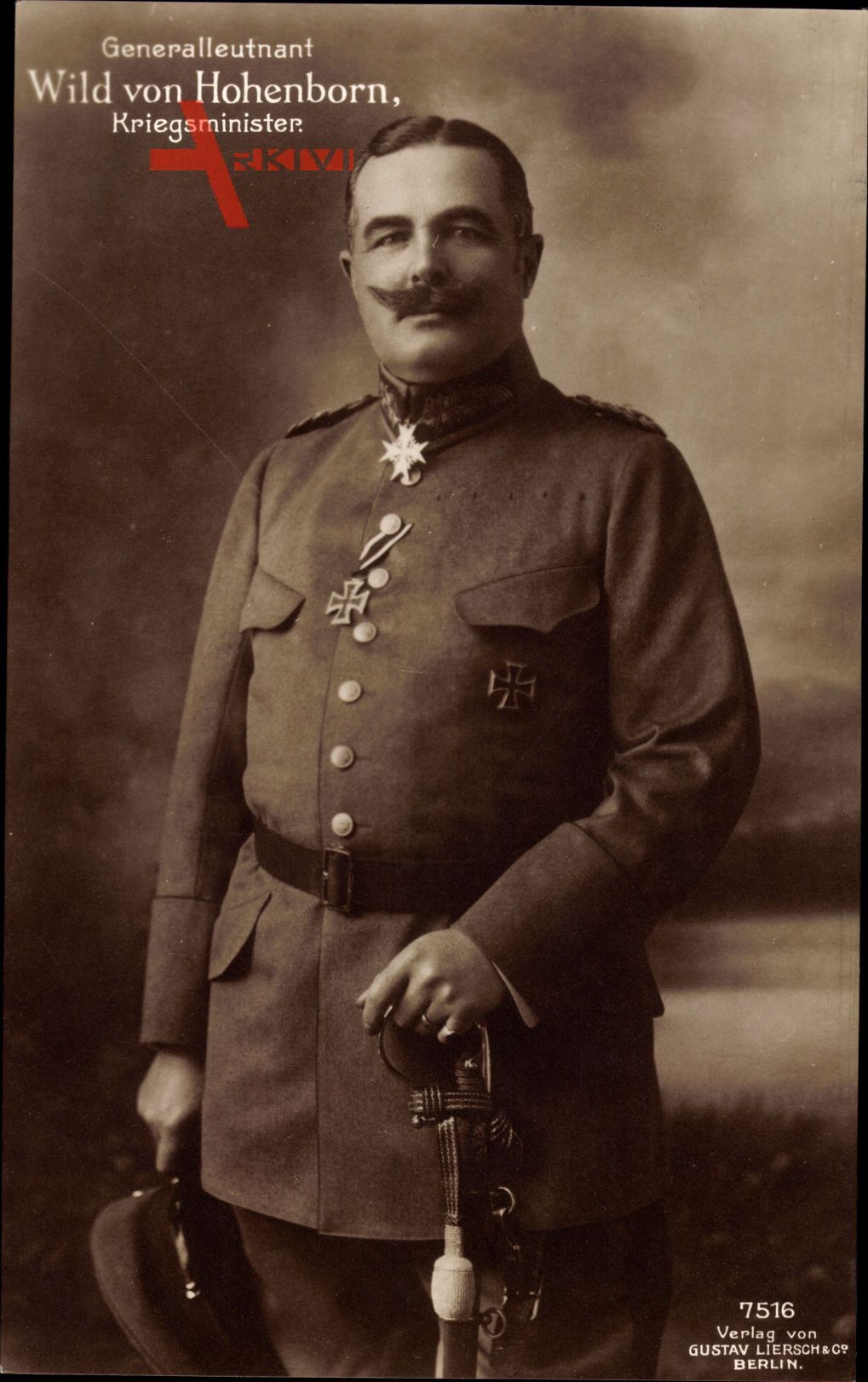 Adolf Wild von Hohenborn, General der Infanterie, Liersch 7516