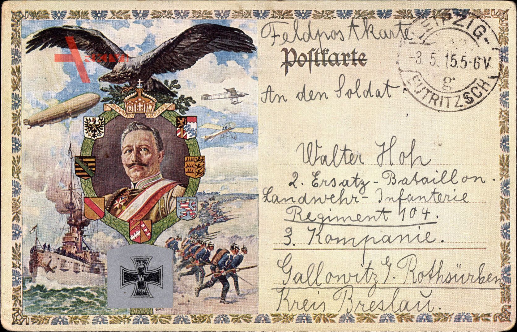 Kaiser Wilhelm II., Kaiserliche Marine, Zeppelin, Kampfflieger
