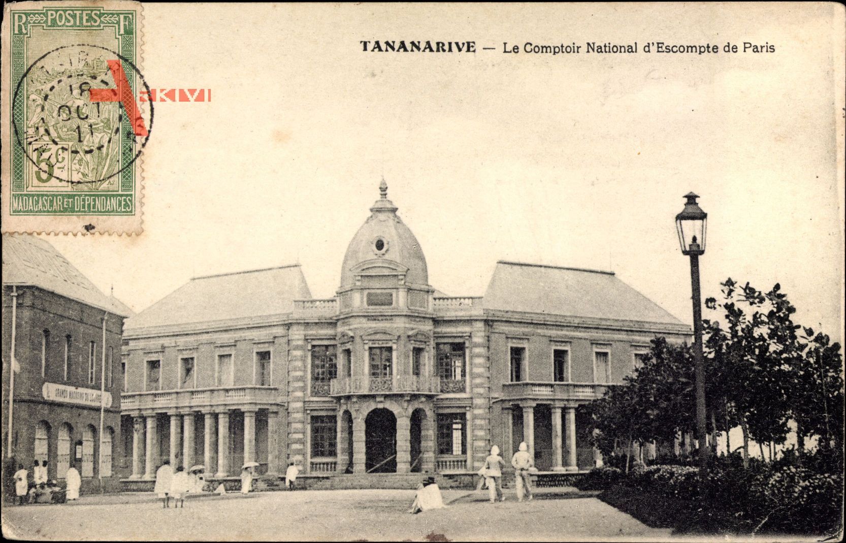 Tananarive Madagaskar, Le Comptoir National d'Escompte de Paris