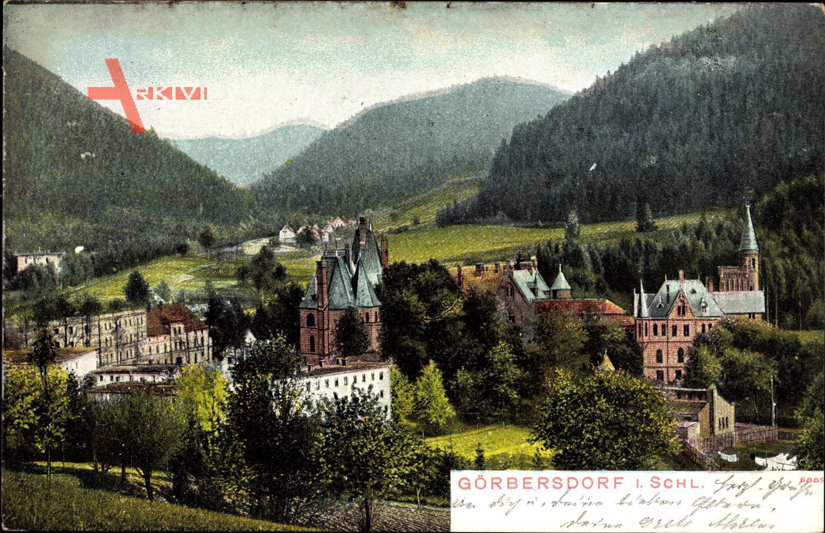 Sokołowsko Görbersdorf Schlesien, Totalansicht
