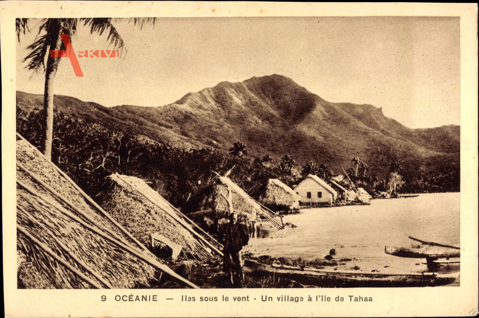 Ile de Tahaa Französisch Polynesien, Ilas sous le vent, Village