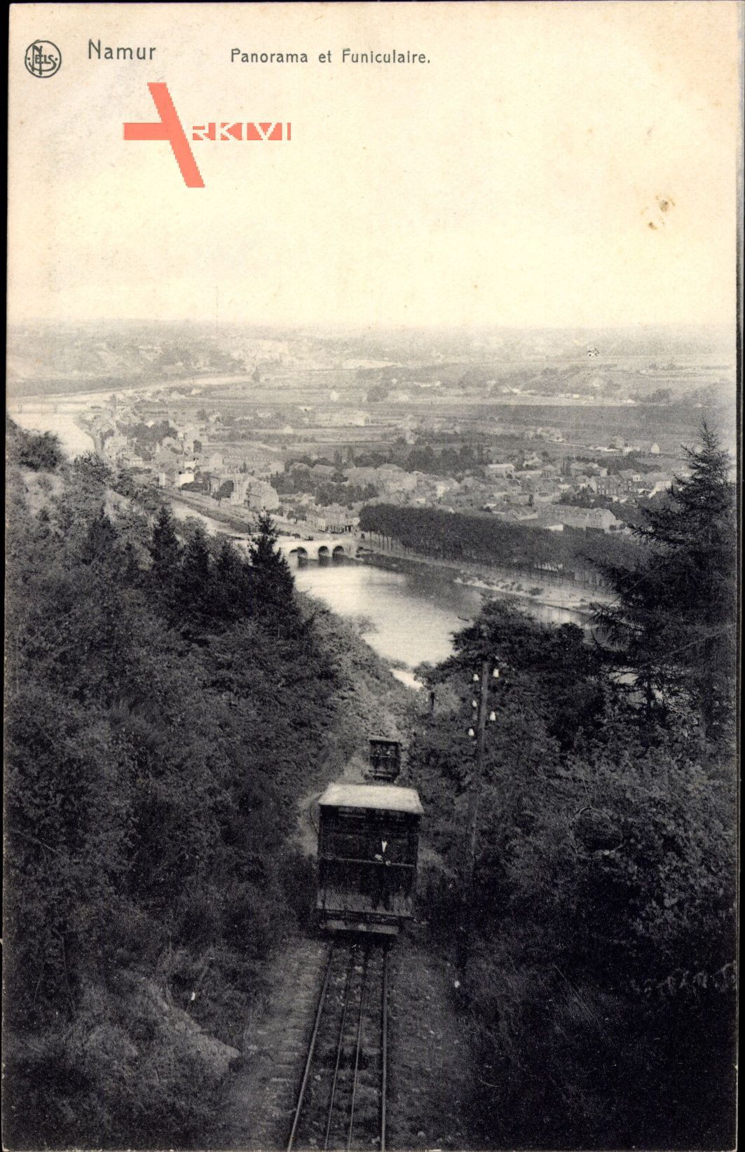 Namur Wallonien, Panorama et Funiculaire, Standseilbahn