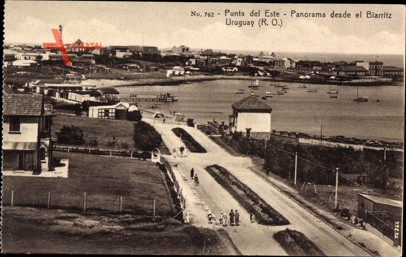 Punta del Este Uruguay, Panorama desde el Biarritz, Hafenpartie, Schiffe
