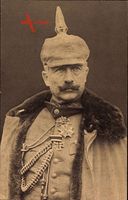 Kaiser Wilhelm II., Portrait, Pickelhaube, Orden