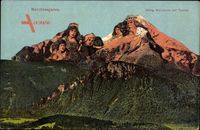 Berchtesgaden, König Watzmann mit Familie, Berggesichter