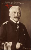 Admiral Ludwig von Schröder, Kommandant d Marinetruppen in Belgien, NPG 4968