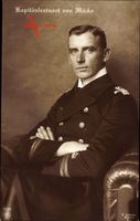 Kapitänleutnant Hellmuth von Mücke, Sitzportrait, NPG 5092