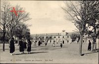 Sétif Algerien, Caserne des Zouaves, Innenhof der Kaserne, Infanterie