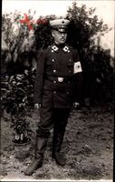Deutscher Sanitäter in Uniform, Armbinde, Rotes Kreuz, Kaiserreich