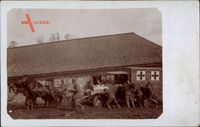 Daugavpils Dünaburg Lettland, Kriegswinter 1915, LKW, Lazarett