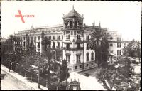 Sevilla Andalusien Spanien, Hotel Alfonso XIII, Vista general, Palmen