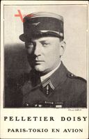 Georges Pelletier Doisy, Französischer Militärpilot, Paris Tokio en Avion