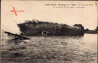 Saint Malo, Naufrage du Hilda, 19 Novembre 1905, Schiffswrack