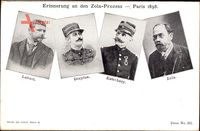 Erinnerung an den Zola Prozess, Paris 1898, Labori, Dreyfus Affäre, Esterhazy