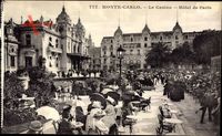 Monte Carlo Monaco, Le Casino, Hotel de Paris, Blick auf Kasino