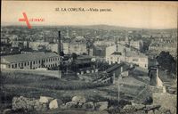 La Coruña Galicien Spanien, Vista parcial, Teilansicht der Ortschaft