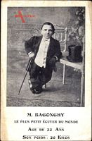 M. Bagonghy, le plus petit Ecuyer du Monde, Liliputaner