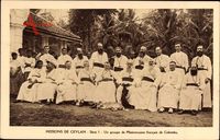Missions de Ceylan, Un groupe de Missionaires francais de Colombo