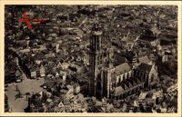 Antwerpen Flandern, Fliegeraufnahme der Stadt, Kathedrale