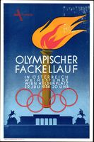 Olympischer Fackellauf, Österreich, Weihestunde,Wien Heldenplatz,29 Juli 1936
