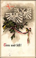 Treu und fest, Kaiserreich, Österreich, Adler, Eichenlaub
