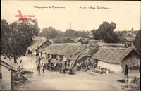 Coimbatore Indien, Village paria, Dorf, Strohhütten
