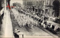 Colombo Brasilien, Défilé des troupes Anglaises, Britische Truppen