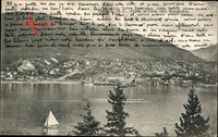 Nelson British Columbia Kanada, View of the City from across the Kootenay