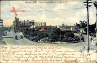 San Antonio Texas USA, Alamo Plaza and Post Office, horse carriages