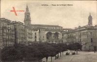 Vitoria Baskenland, Plaza de la Virgen Blanca, Kirche, Parkanlage