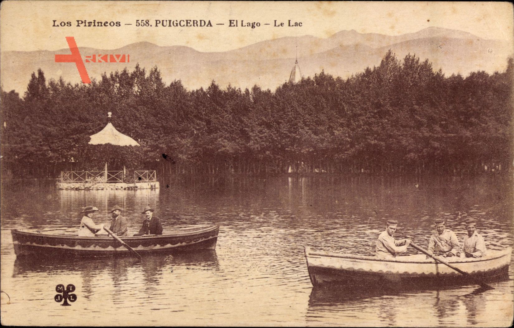 Puigcerda Katalonien, Los Pirineos, El Lage, Le Lac, Boote im See