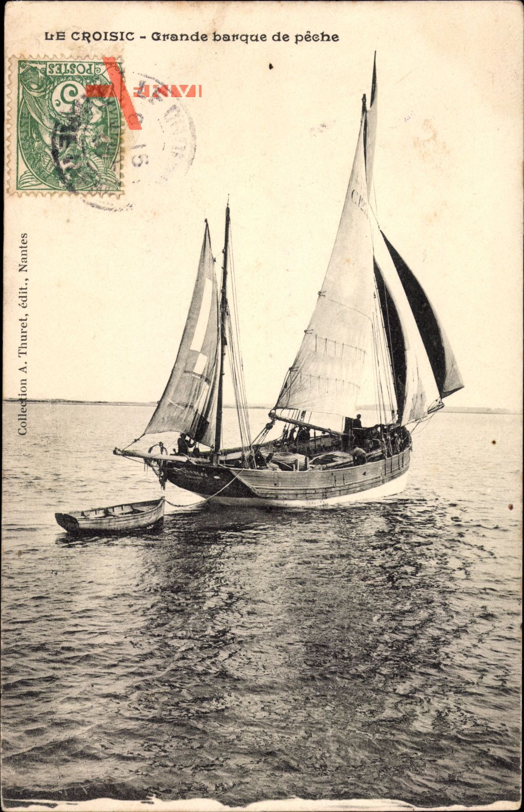 Le Croisic, Grande barque de peche, Fischerboot auf dem Wasser