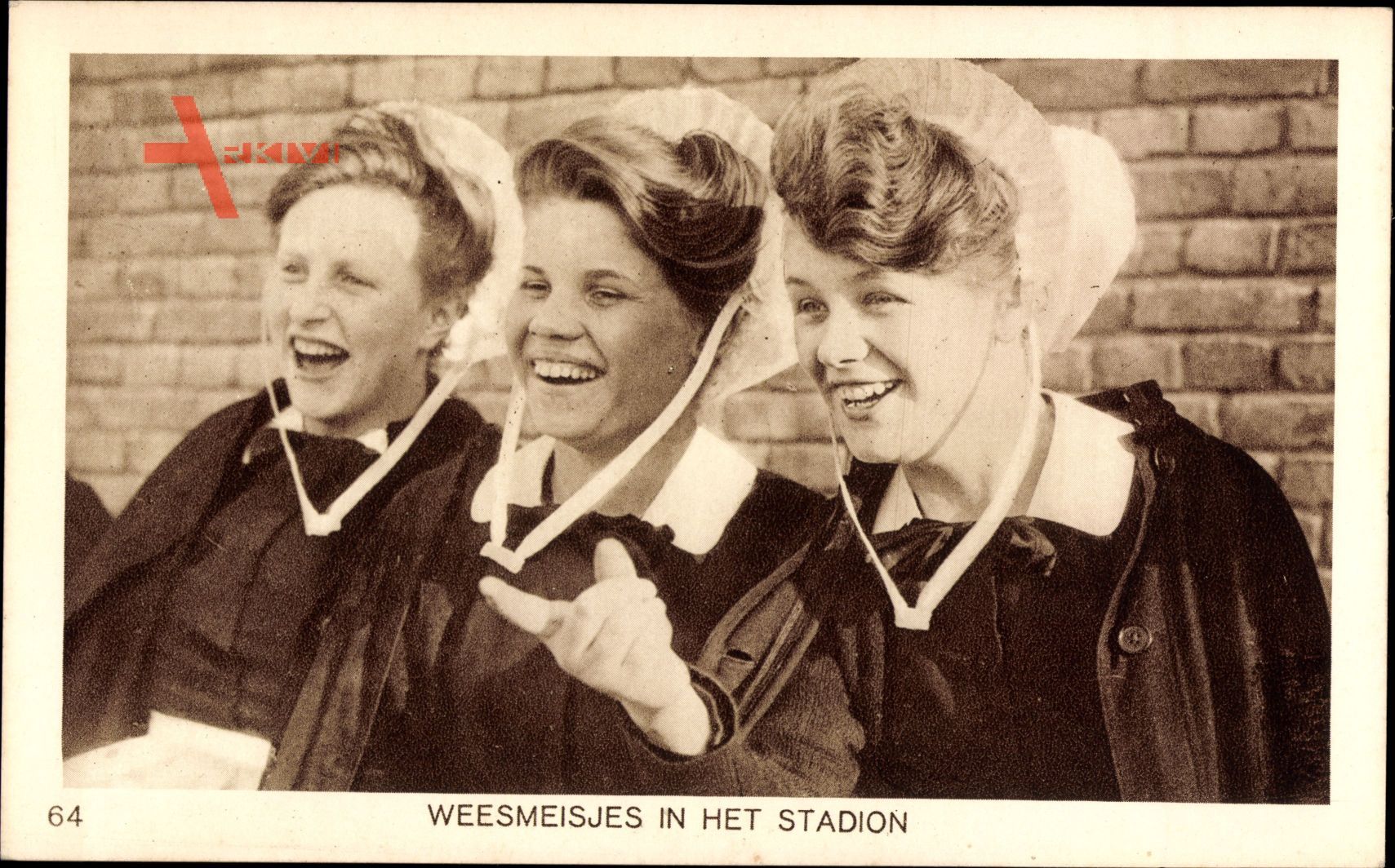 Weesmeisjes in het Stadion, Niederländerinnen in Trachten, Olympiade 1928