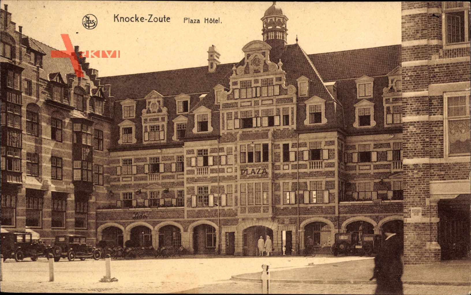 Knocke Zoute Westflandern Belgien, Blick auf das Plaza Hotel, Fassade