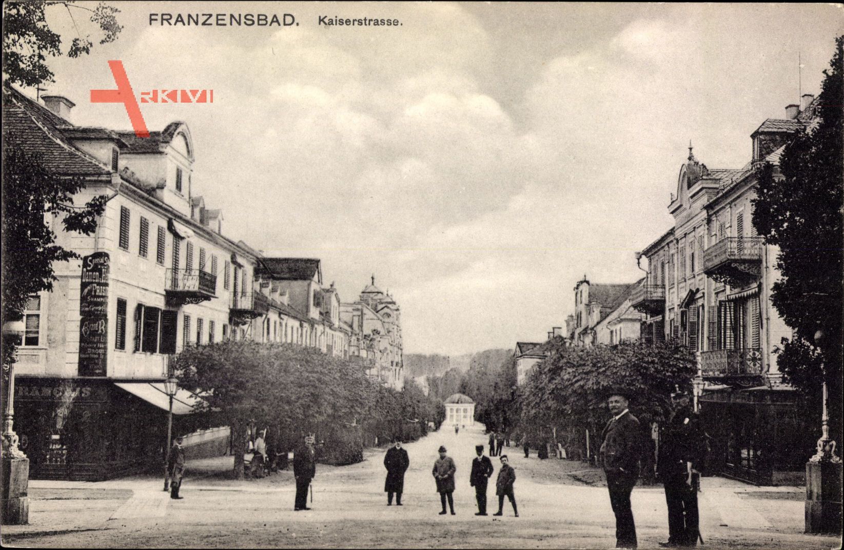 Františkovy Lázně Franzensbad Reg. Karlsbad, Kaiserstraße, Anwohner