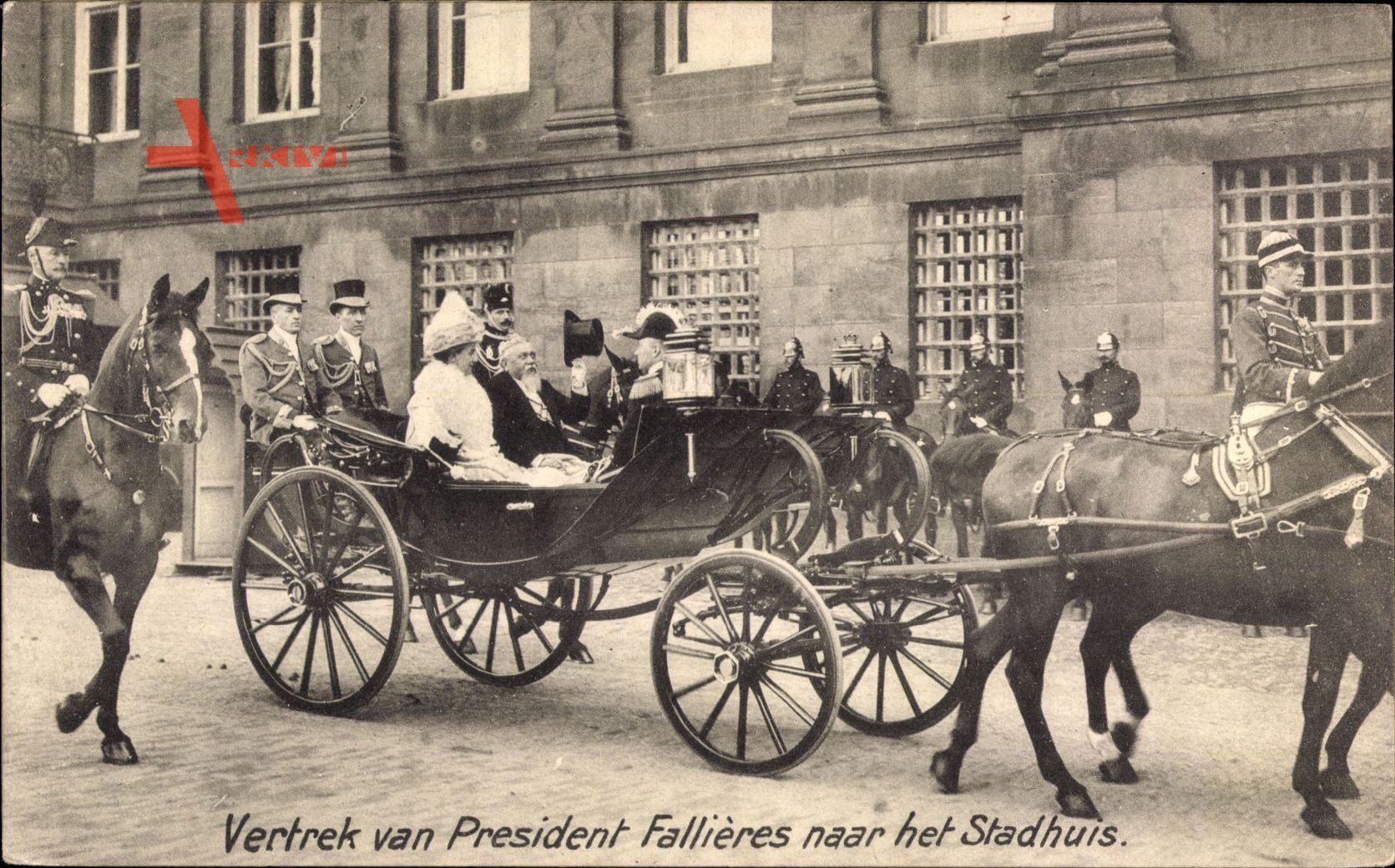 Amsterdam Nordholland Niederlande, Président Fallières, Wilhelmina
