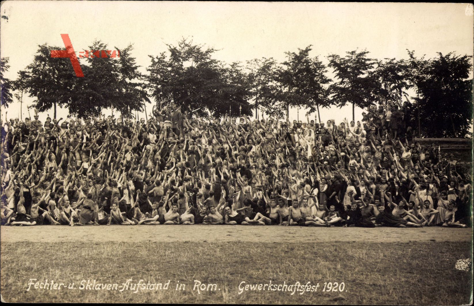 Fechter und Sklavenaufstand in Rom, Gewerkschaftsfest 1920