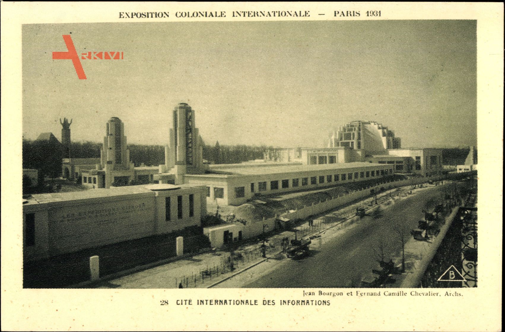 Paris, Expo, Weltausstellung 1931, Cité Internationale des Informations