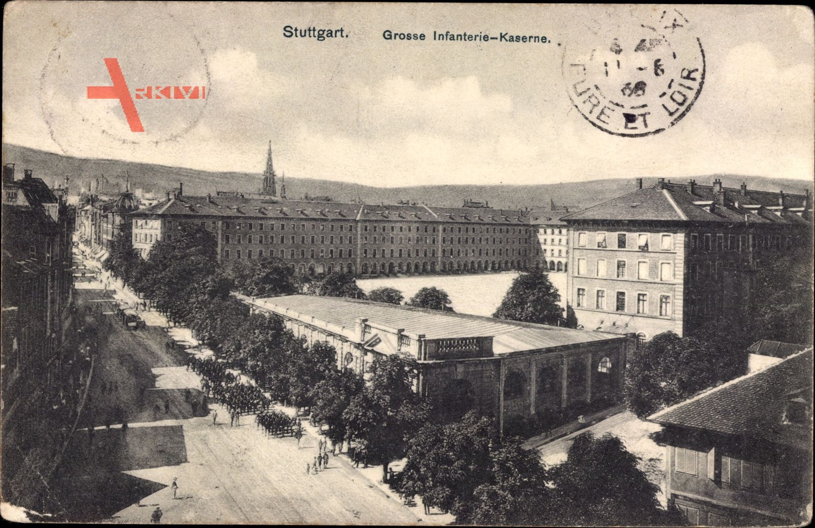 Stuttgart in Baden Württemberg, Große Infanterie Kaserne