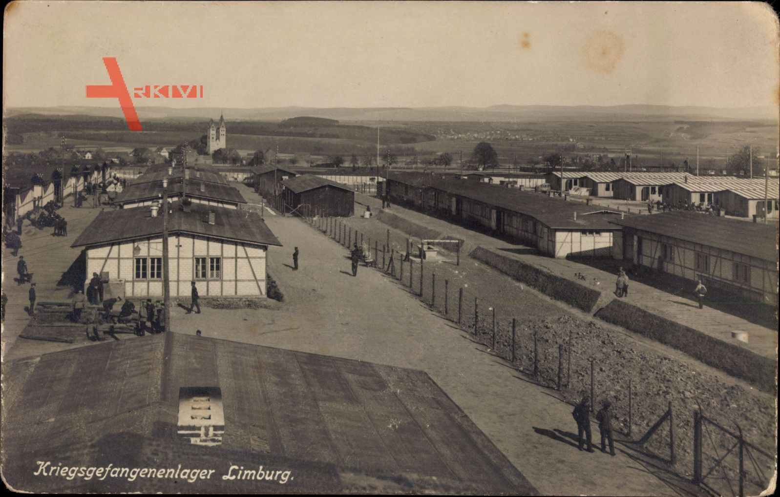 Limburg an der Lahn in Hessen, Blick auf das Kriegsgefangenenlager