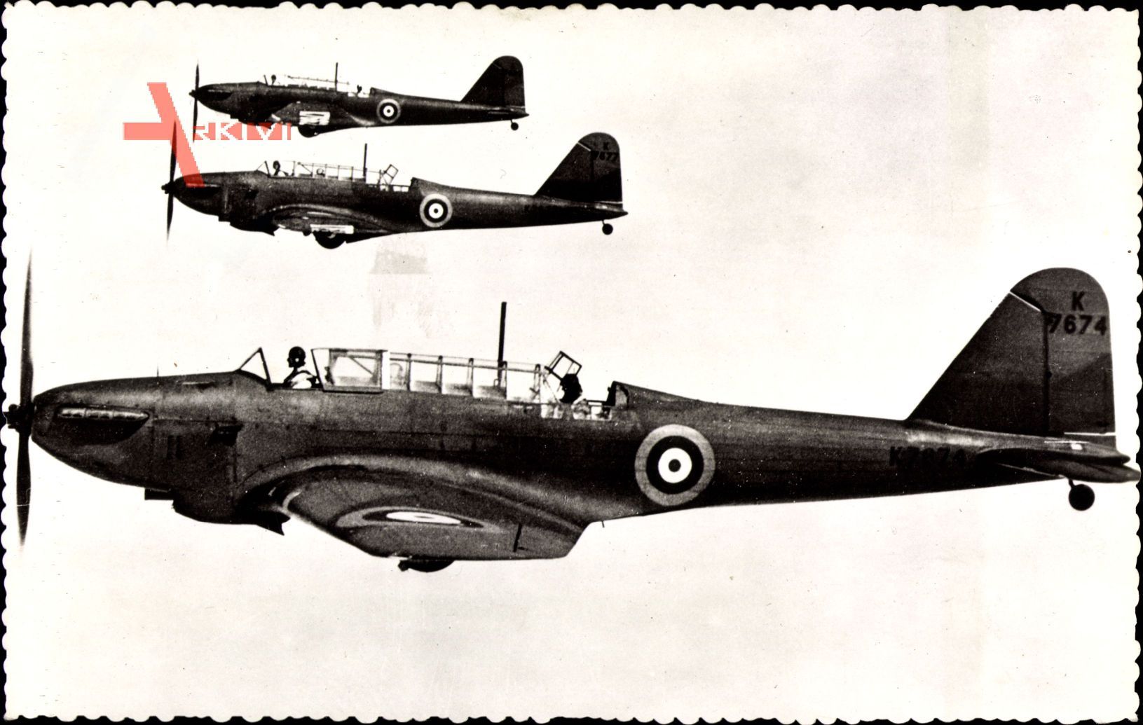 Britische Kampfflugzeuge, Royal Air Force, Fairey Battle