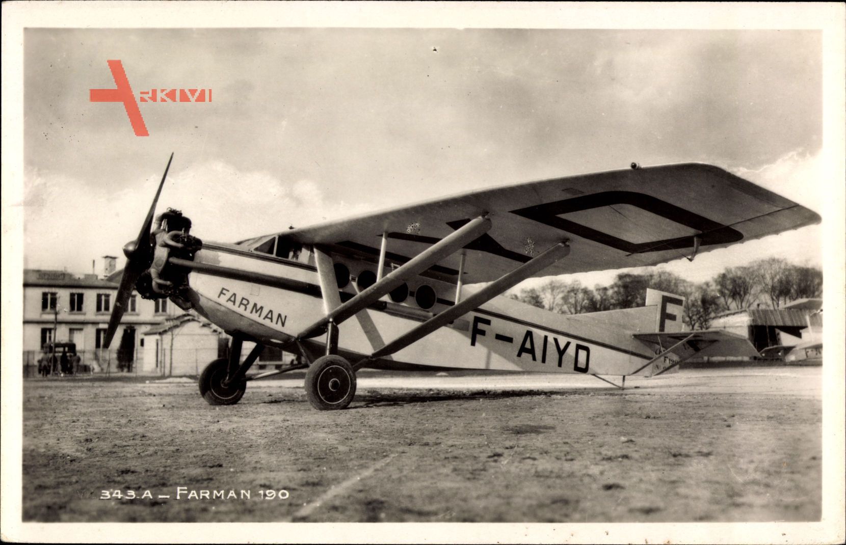 Farman 190, F AIYD, Propellermaschine, Monoplan