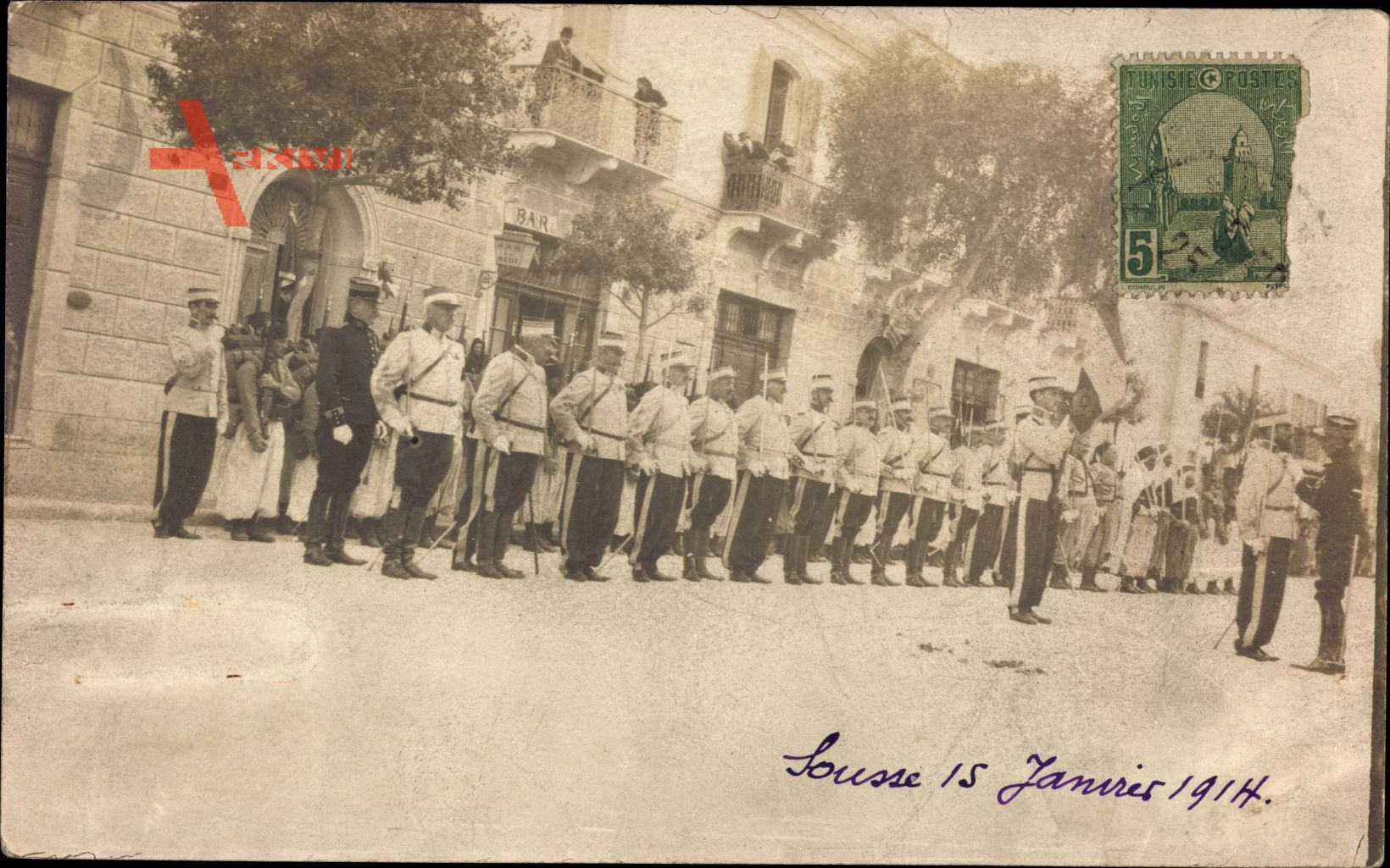 Sousse Tunesien, Französisches Militär, Ordensverleihung