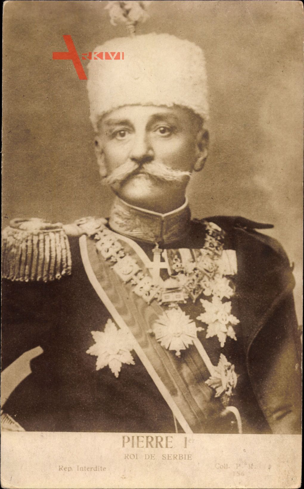 König Peter I. Karadjordjevic von Jugoslawien, Serbien, Portrait