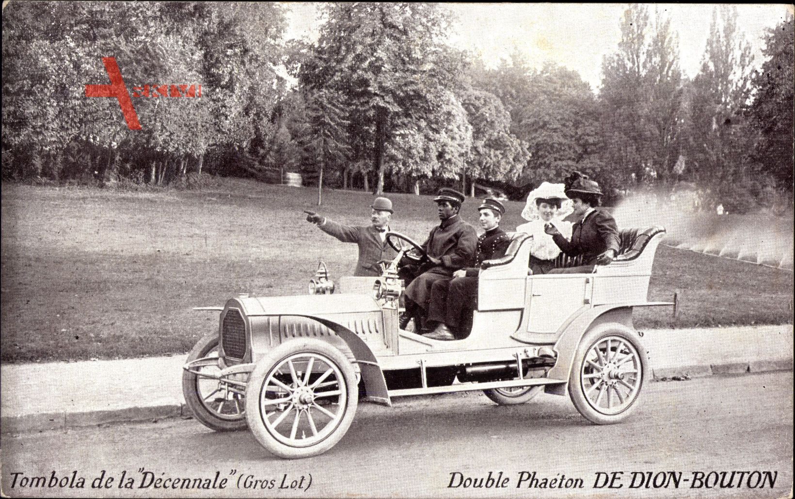 Double Phaéton de Dion Bouton, Französisches Automobil, Oldtimer