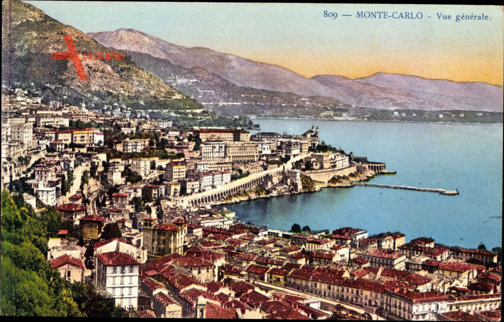 Monte Carlo Monaco, Vue générale, Totalansicht, Hafen