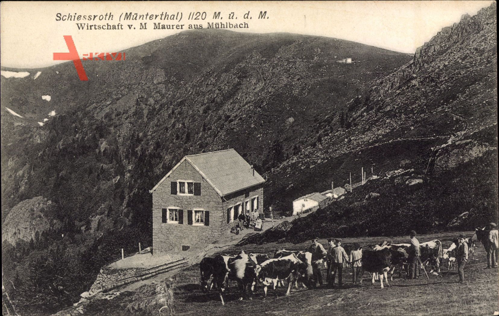 Schiessroth Münterthal Haut Rhin, Wirtschaft von M. Maurer aus Mühlbach